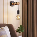 Applique murale moderne filaire en bois Deliah