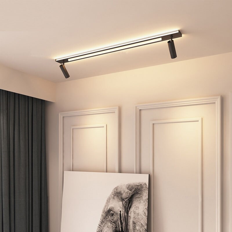 Plafonnier à LED design avec deux spots Dulce