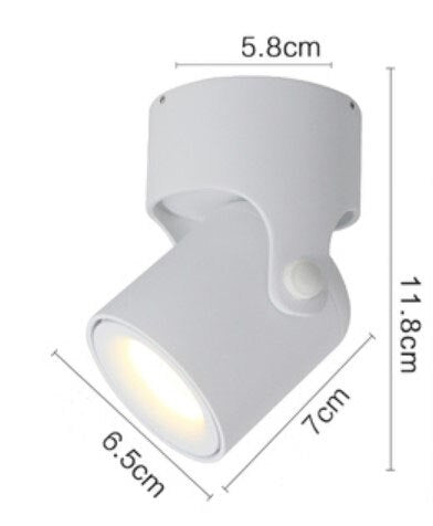 Spot rond à LED ajustable Obby - vue 9 sur 9