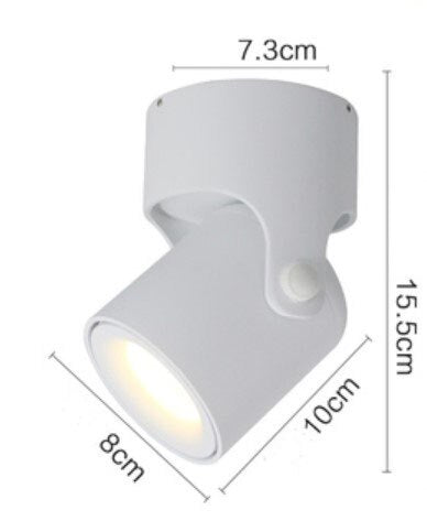 Spot rond à LED ajustable Obby - vue 10 sur 9