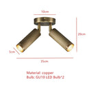 Plafonnier moderne LED style spotlight réglable Tulia