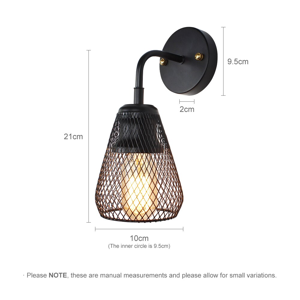 Applique murale moderne LED en métal noir Ovo - vue 5 sur 5