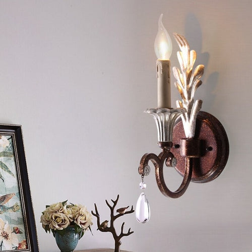 Applique murale vintage en forme de bougie Antesse