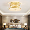 Plafonnier moderne luxury doré en cristal Pylonna