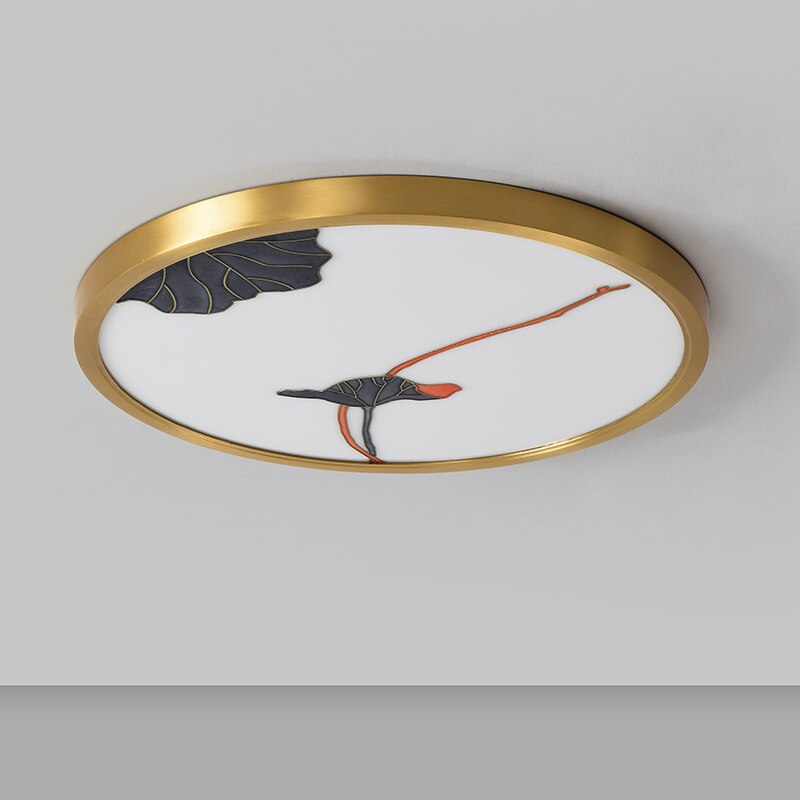 Plafonnier moderne et rond style chinois Seungri - vue 4 sur 5