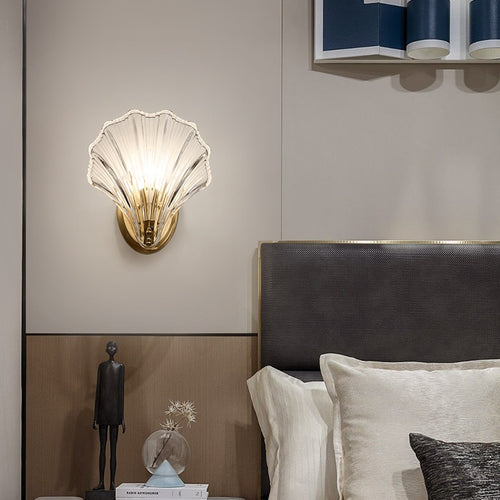 Applique murale moderne LED en forme de coquillage Shelly