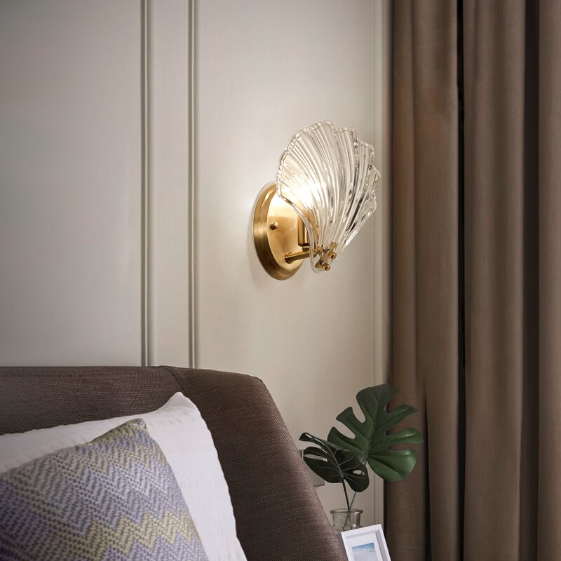 Applique murale moderne LED en forme de coquillage Shelly - vue 5 sur 7