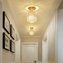 Plafonnier moderne cylindrique en cristal Luxury Lylia