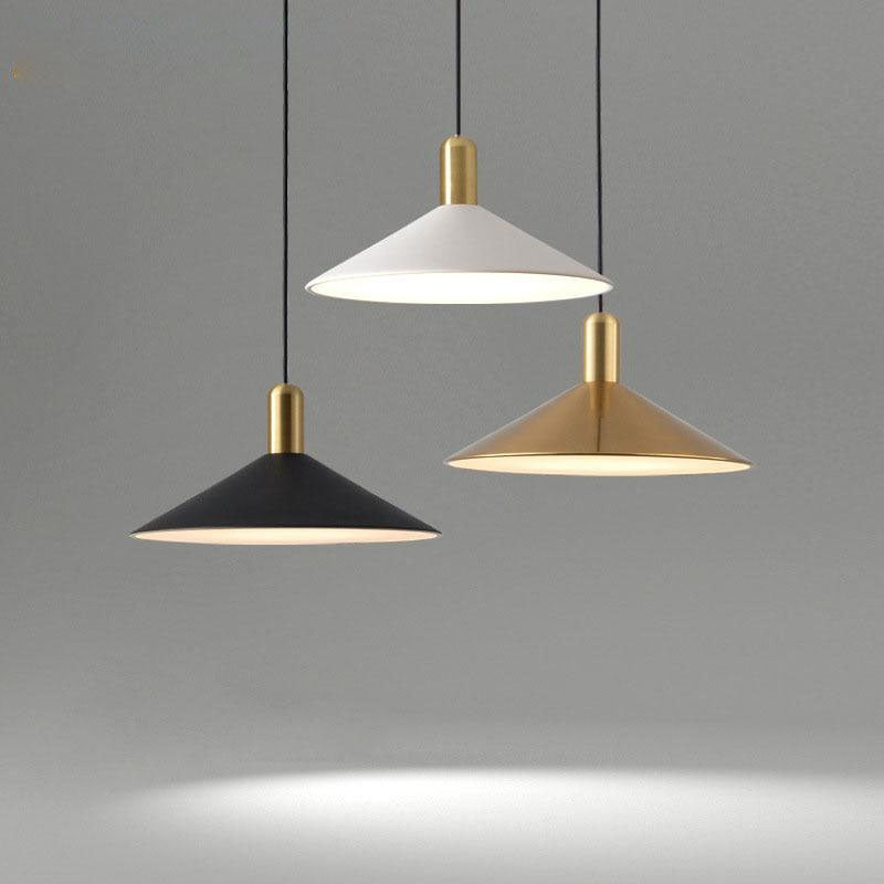 Suspension moderne LED avec abat-jour en métal Malia - vue 7 sur 10