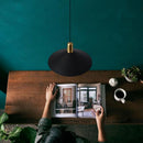 Suspension moderne LED avec abat-jour en métal Malia
