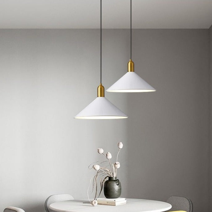 Suspension moderne LED avec abat-jour en métal Malia - vue 4 sur 10