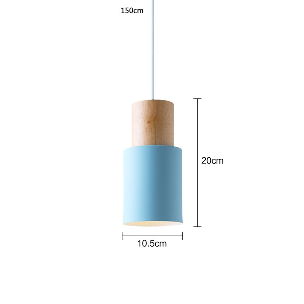 Suspension design LED avec abat-jour cylindrique Gemira - vue 9 sur 11