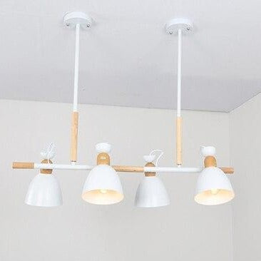 Suspension à spots métal et bois Wooden (plusieurs couleurs) - vue 7 sur 8