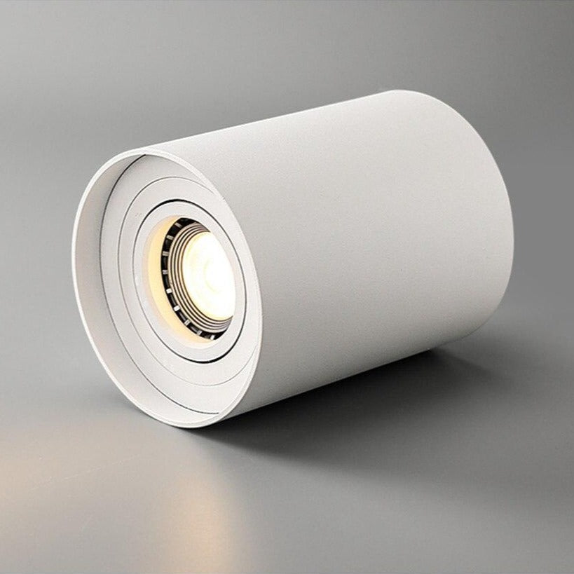 Spot moderne à LED en métal cylindrique Julius - vue 8 sur 10