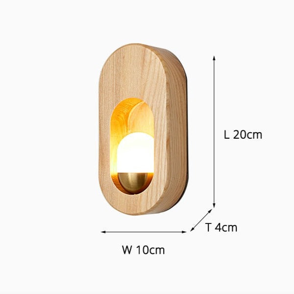 Applique murale scandinave LED avec oeuf lumineux Chaymae
