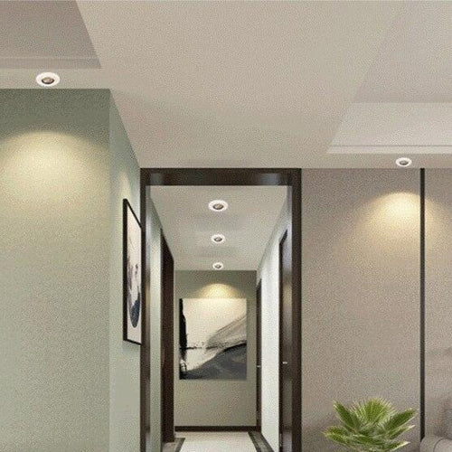 Spot moderne LED circulaire avec angle rotatif Anastassya - vue 3 sur 6