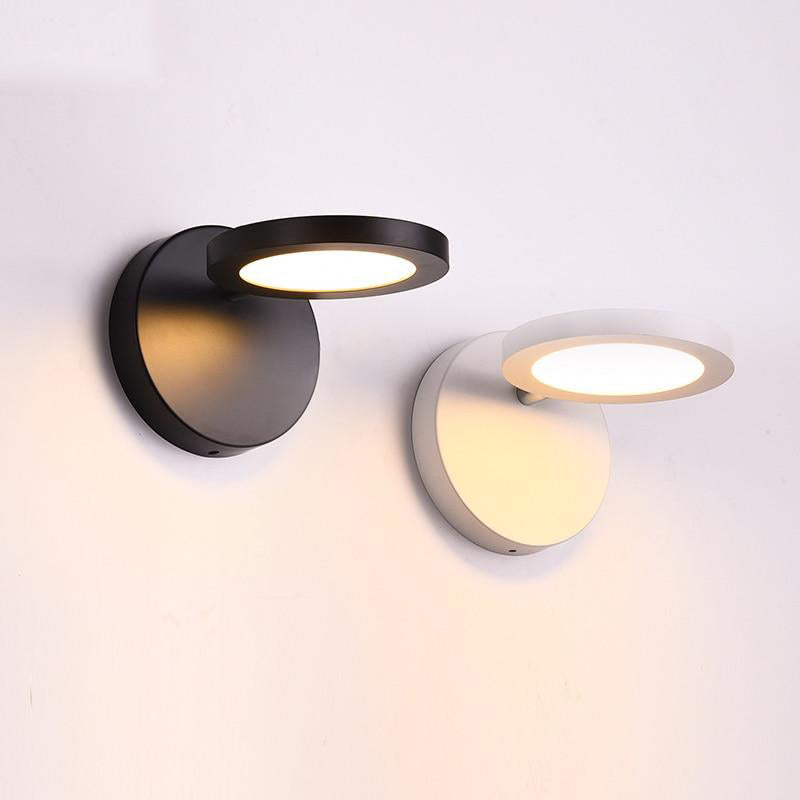Applique murale moderne LED style poudrier en métal Clover - vue 4 sur 6