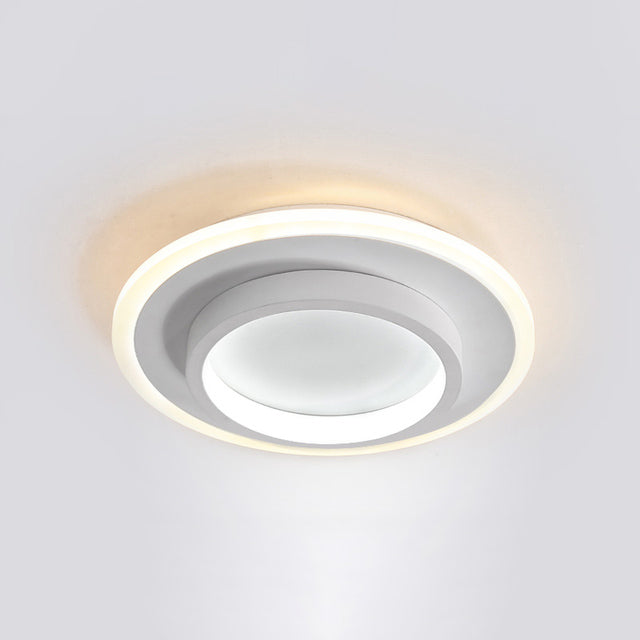 Plafonnier moderne LED forme carré ou circulaire Clery - vue 5 sur 8