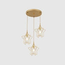 Lustre moderne LED avec plusieurs formes géometriques Yria