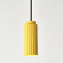 Suspension moderne LED avec abat-jour en tube coloré Kinna