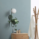 Applique murale moderne LED avec pot de plantes Xenia