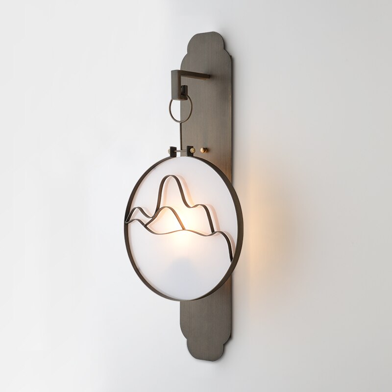 Applique murale moderne LED métallique et style asiatique Aiko - vue 3 sur 6