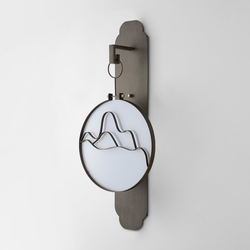 Applique murale moderne LED métallique et style asiatique Aiko - vue 4 sur 6