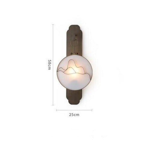 Applique murale moderne LED métallique et style asiatique Aiko - vue 7 sur 6
