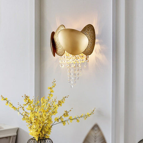 Applique murale moderne LED avec goutes en cristal Vega