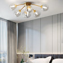 Plafonnier moderne LED avec des globes en verre Vera