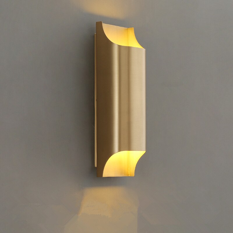 Applique murale moderne LED en forme de lingot d'or Xanat - vue 2 sur 17