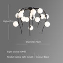 Lustre moderne en forme d'octopus avec globes Nayla