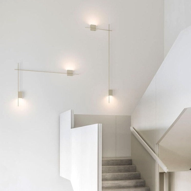 Applique murale design LED carré ou en L métallique Zia - vue 6 sur 13