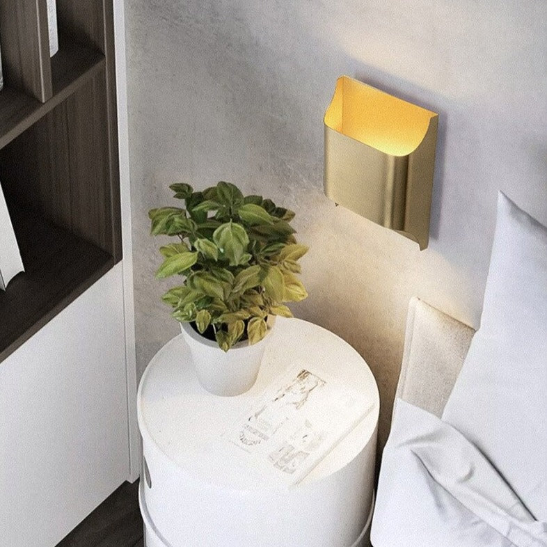Applique murale moderne LED en forme de lingot d'or Xanat - vue 8 sur 17