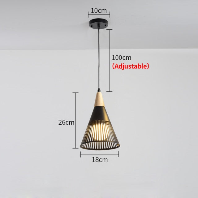Suspension moderne LED avec lampes coniques Abril - vue 5 sur 5