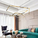 Lustre moderne en forme d'hexagones luxury Emmylia