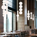 Suspension moderne LED avec perles lumineuses Julene