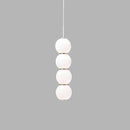 Suspension moderne LED avec perles lumineuses Julene