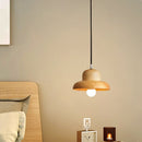 Suspension scandinave avec abat-jour original en bois Zoraida