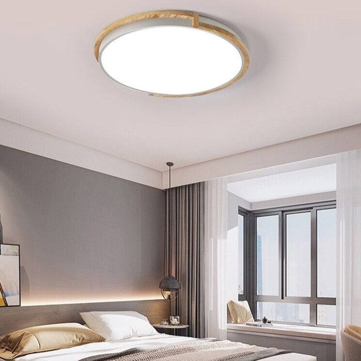 Plafonnier moderne minimaliste rond et lumière dimmable Celeste - vue 3 sur 11