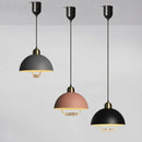 Suspension industrielle avec abat-jour arrondi Lyvia