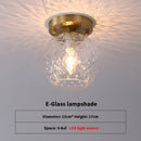 Plafonnier moderne avec abat-jour en verre luxury Diara