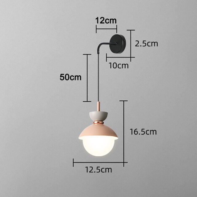 Applique murale moderne LED avec abat-jour en métal Hodge - vue 8 sur 11