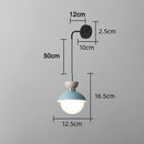 Applique murale moderne LED avec abat-jour en métal Hodge