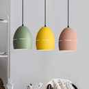 Suspension moderne LED avec abat-jour en métal arrondi Emmy