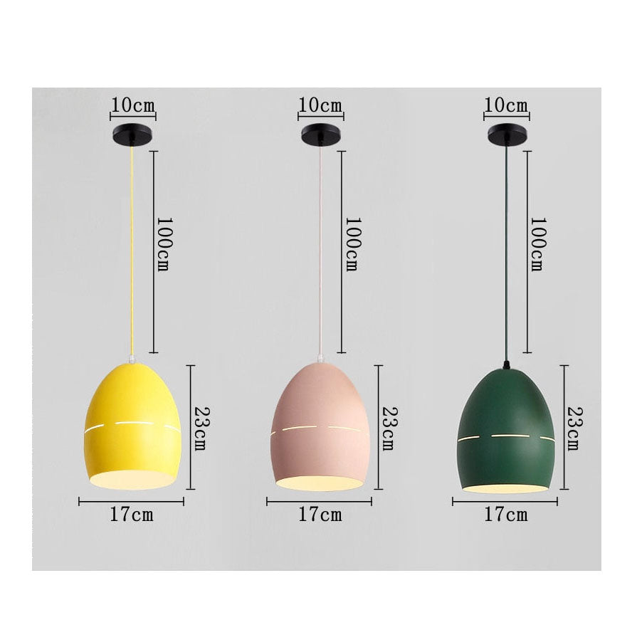Suspension moderne LED avec abat-jour en métal arrondi Emmy - vue 9 sur 9