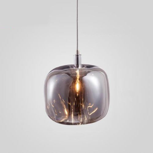 Suspension moderne LED forme de glaçon en cristal coloré Lua