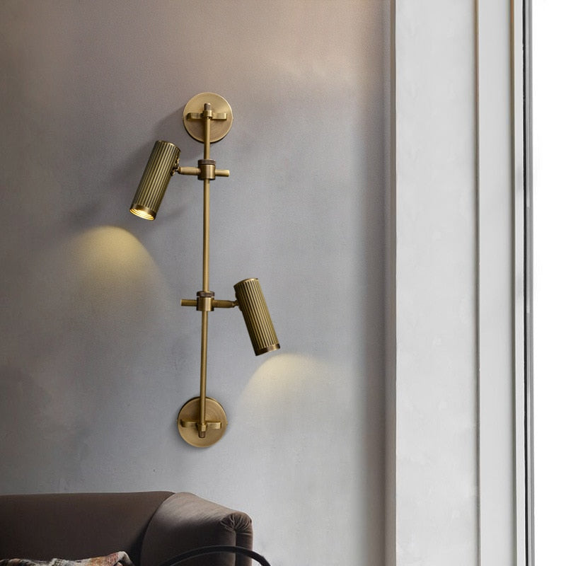 Applique murale moderne LED avec spot rotatif et réglable Ayla