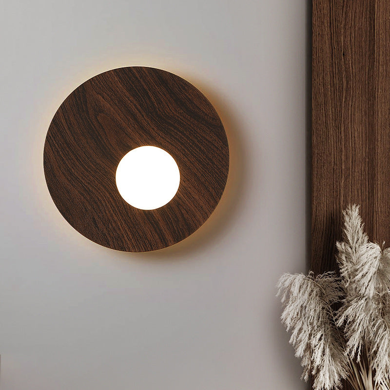 Applique murale design LED en métal rond Levy - vue 3 sur 8