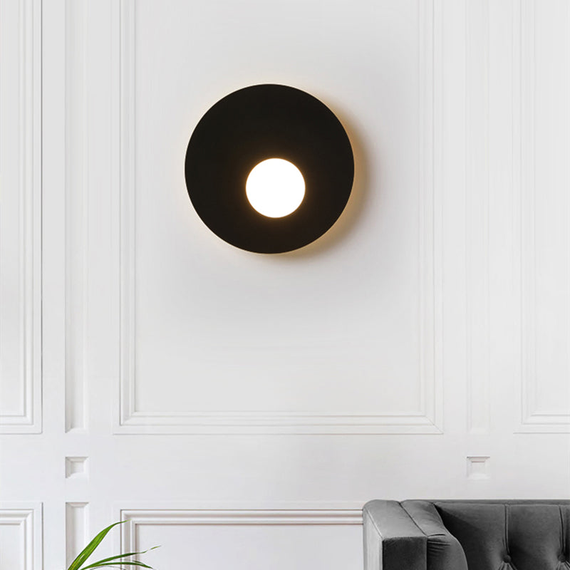 Applique murale design LED en métal rond Levy - vue 4 sur 8